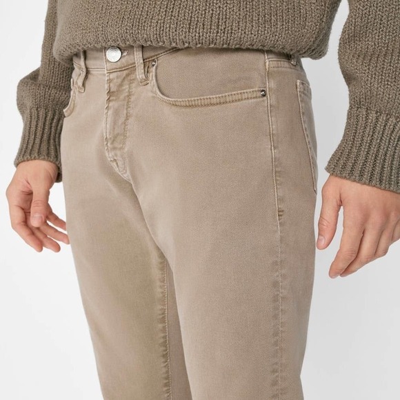 FRAME L'HOMME SLIM TWILL JEANS IN GARAGE GRIME NWOT MEN'S SIZE 30 - Picture 2 of 16